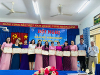 Trường THCS Phú An tổ chức thành công hội nghị công nhân viên chức năm học 2023-2024