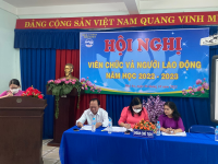 Trường THCS Phú An tổ chức thành công hội nghị công nhân viên chức năm học 2022-2023