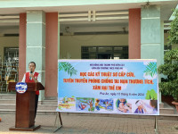Liên đội trường THCS Phú An  với  chuyên đề “Học các kỹ thuật sơ cấp cứu, tuyên truyền phòng chống tai nạn thương tích, xâm hại trẻ em”